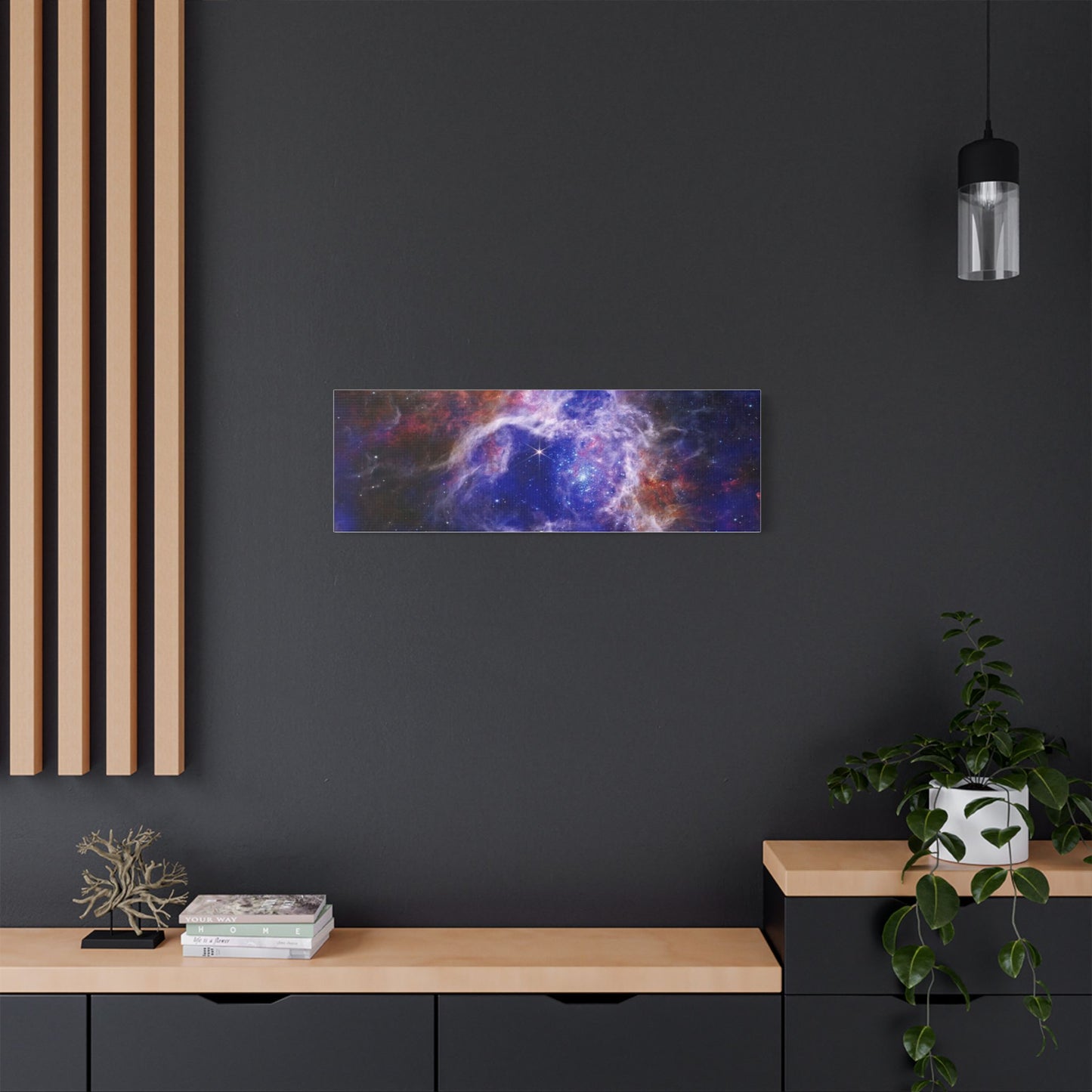 The Tarantula Nebula, Satin Canvas