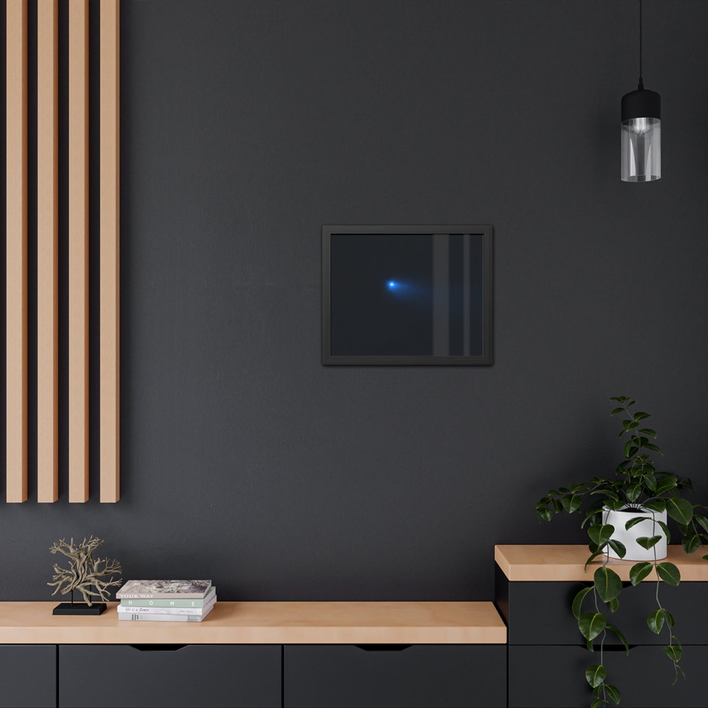 Comet 238P/Read, Hand Crafted Wooden Framed Poster