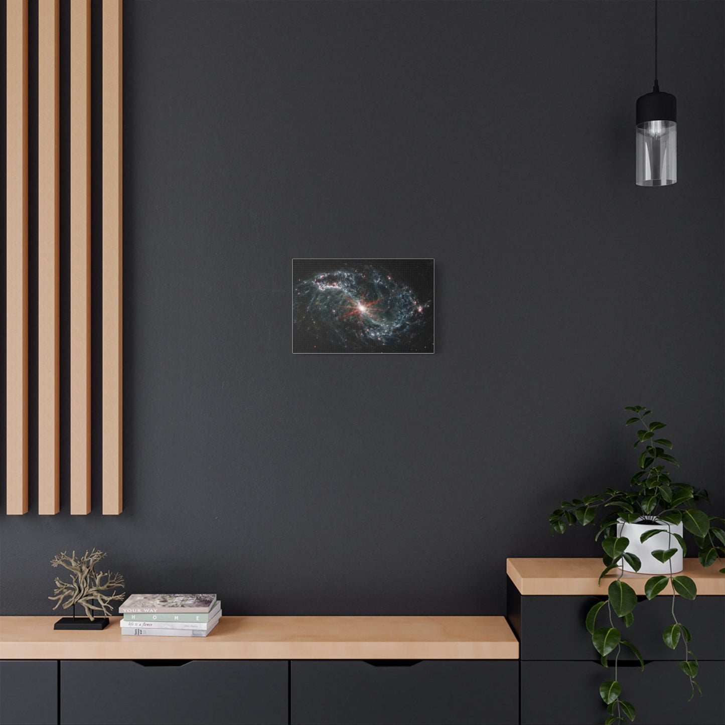 Intricate Networks of Gas and Dust in Nearby Galaxies, Satin Canvas