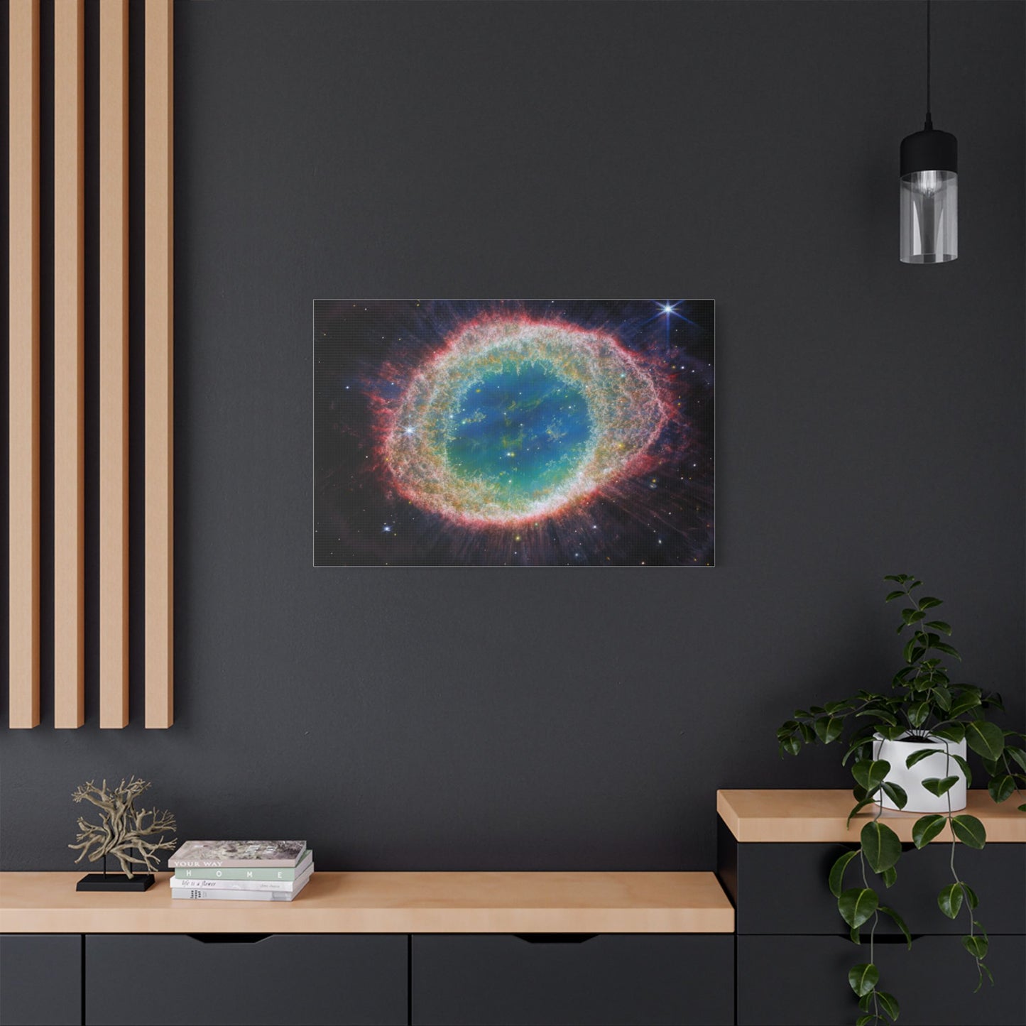 Ring Nebula, Satin Canvas