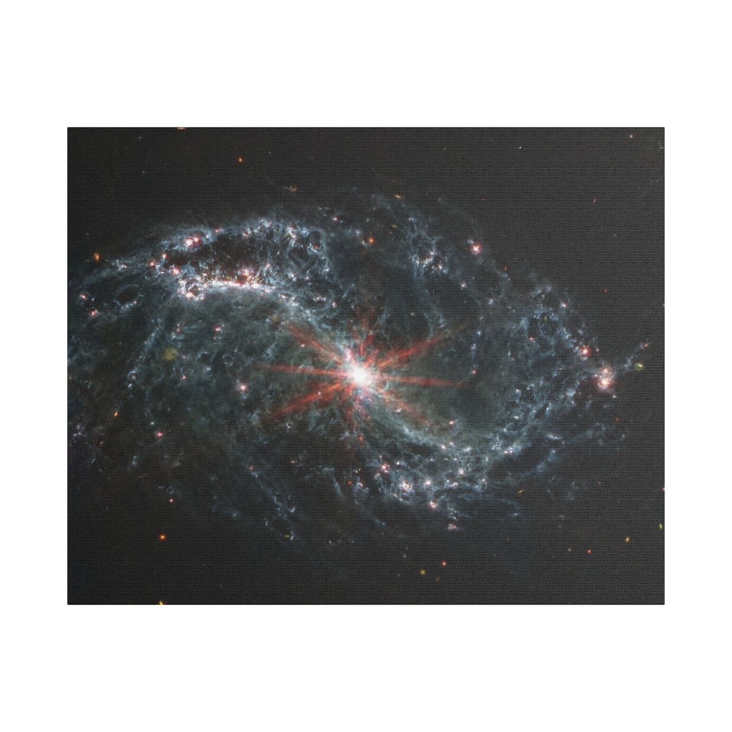Intricate Networks of Gas and Dust in Nearby Galaxies, Satin Canvas