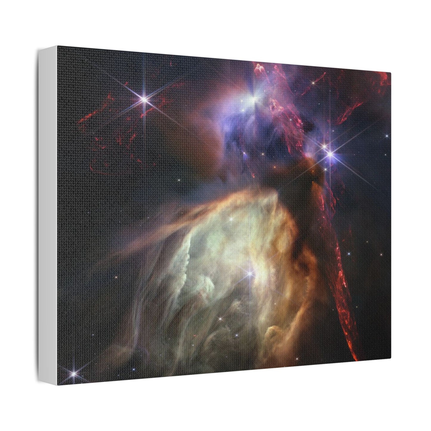Close-up of Birth of Sun-like Star, Satin Canvas