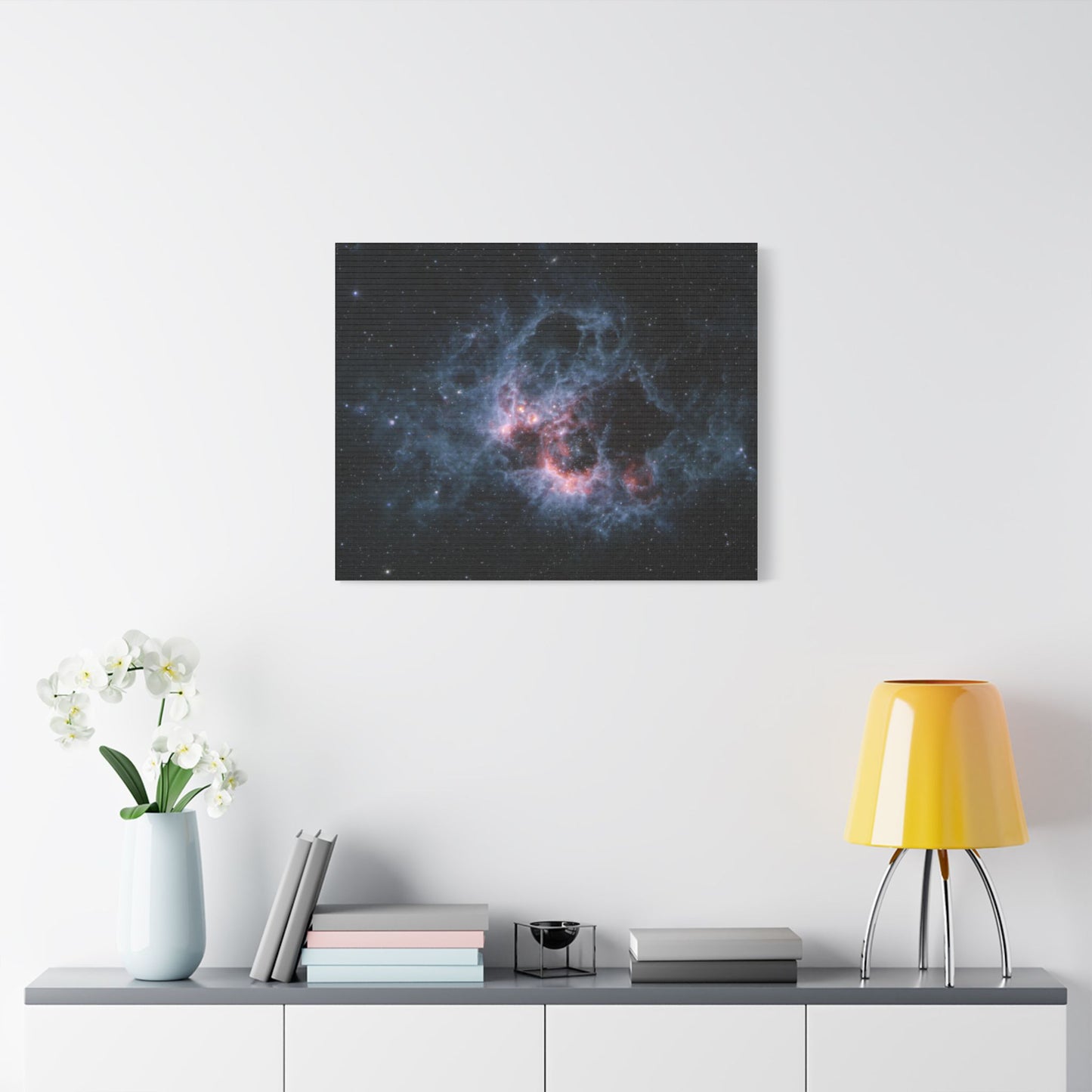 NGC 604 (MIRI Image), Satin Canvas