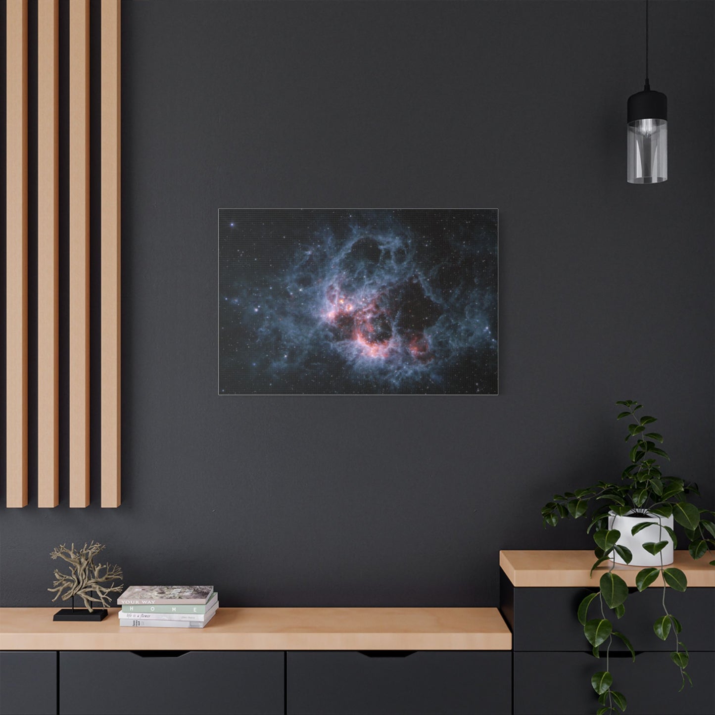 NGC 604 (MIRI Image), Satin Canvas