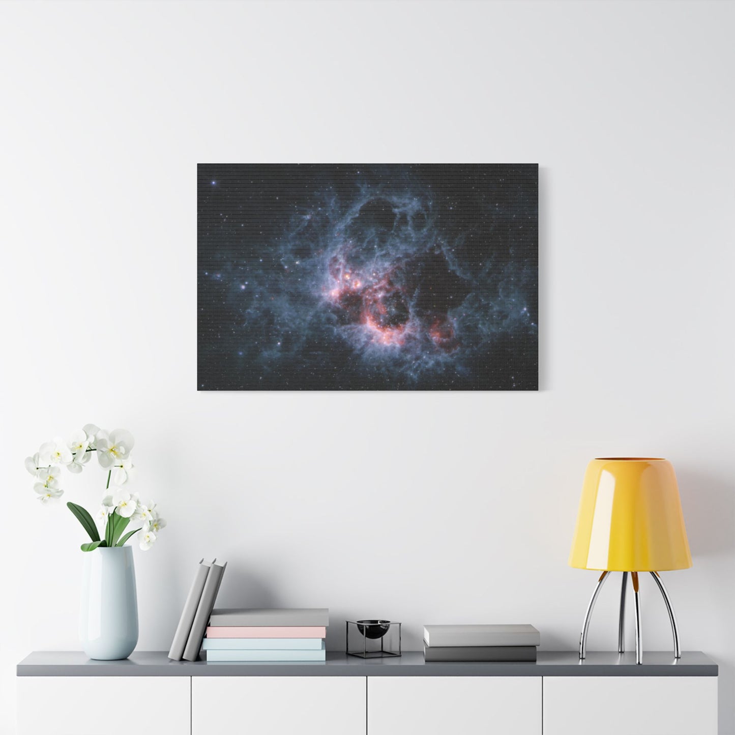 NGC 604 (MIRI Image), Satin Canvas