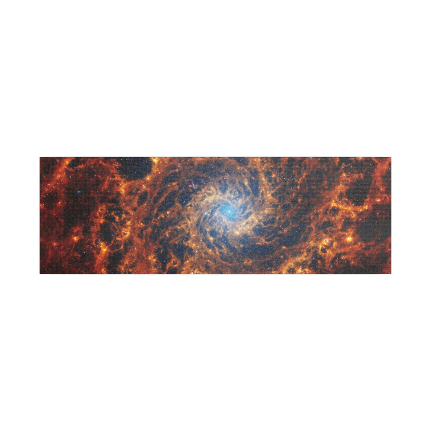 Spiral Galaxy NGC 628, Satin Canvas