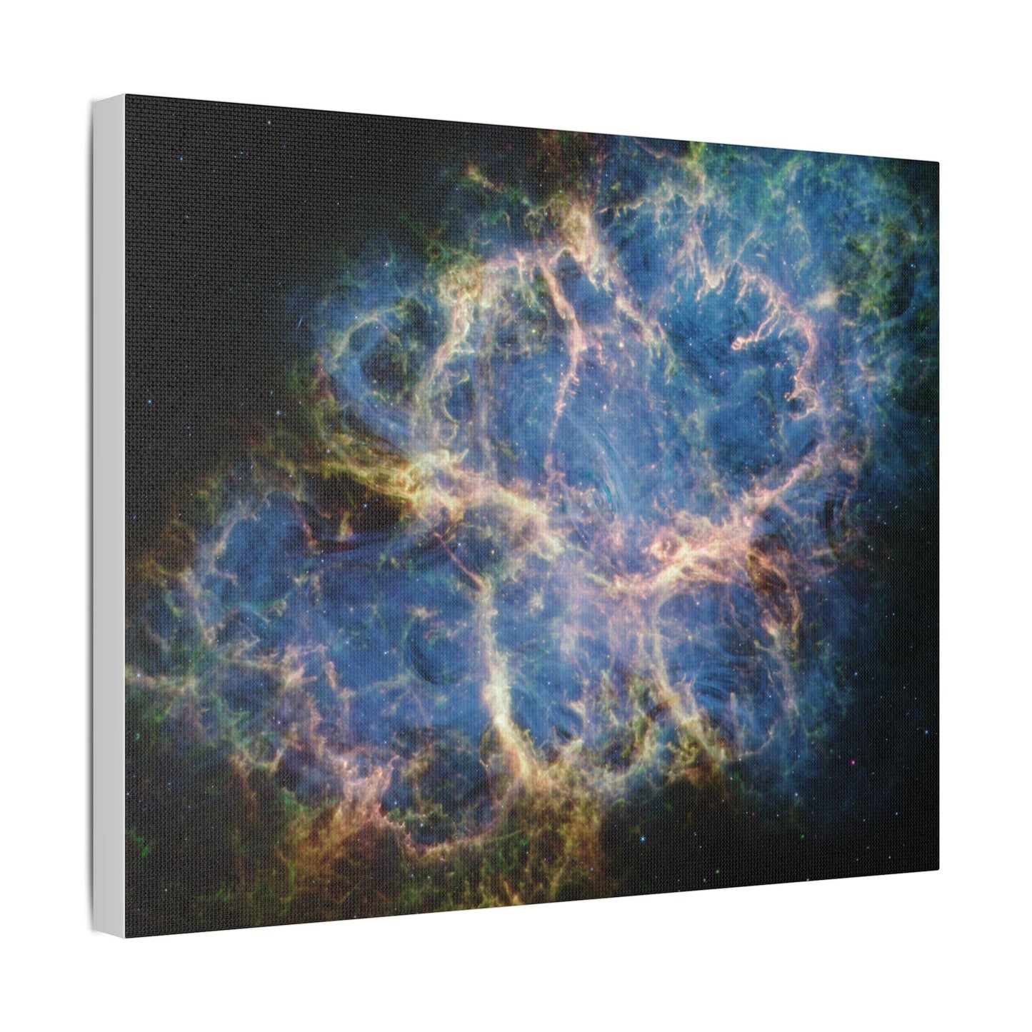 Crab Nebula, Satin Canvas