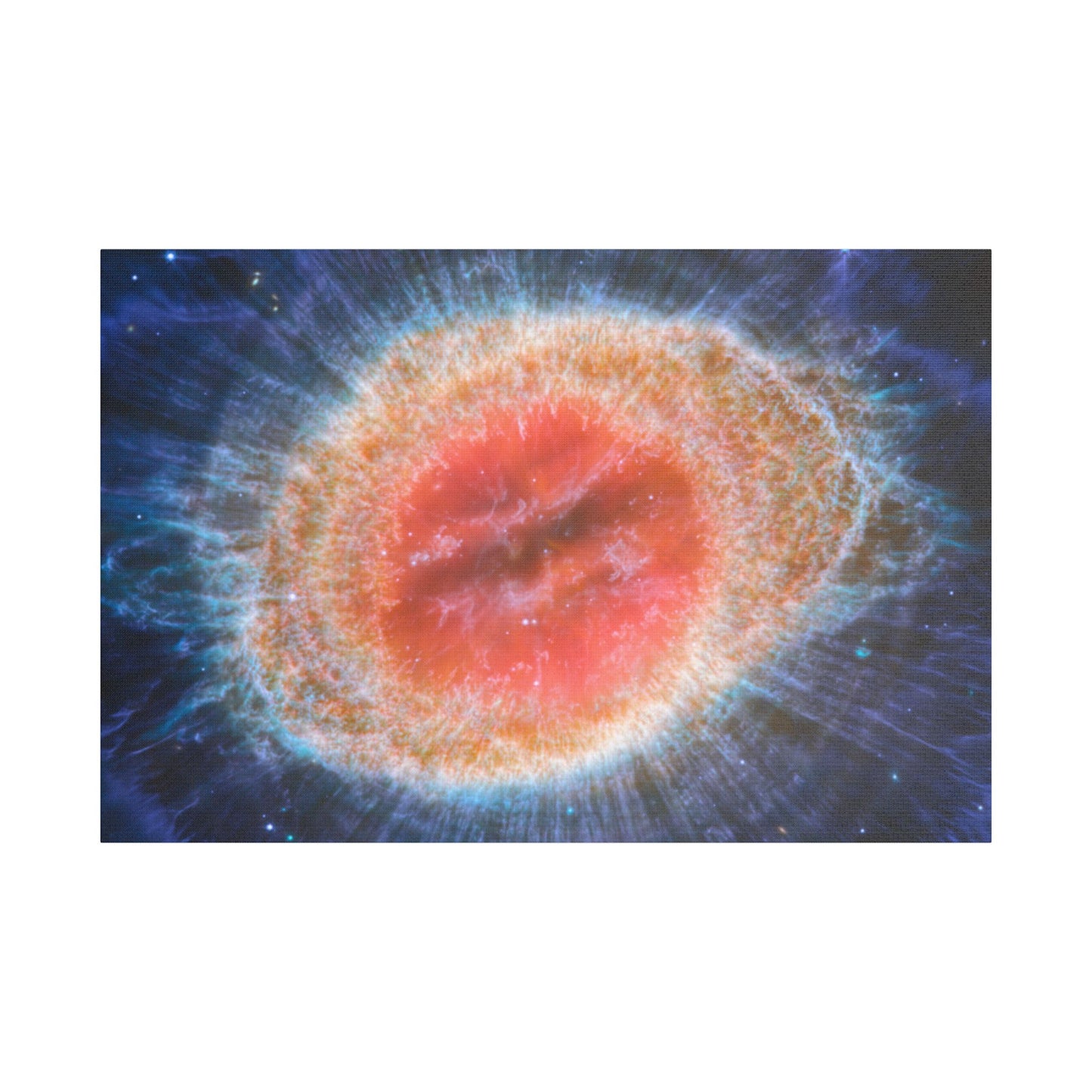 Ring Nebula (MIRI image), Satin Canvas