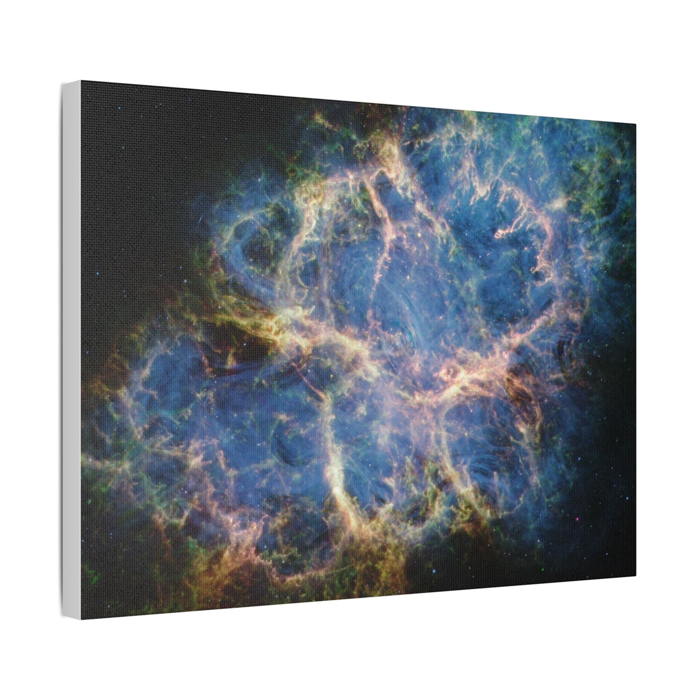 Crab Nebula, Satin Canvas