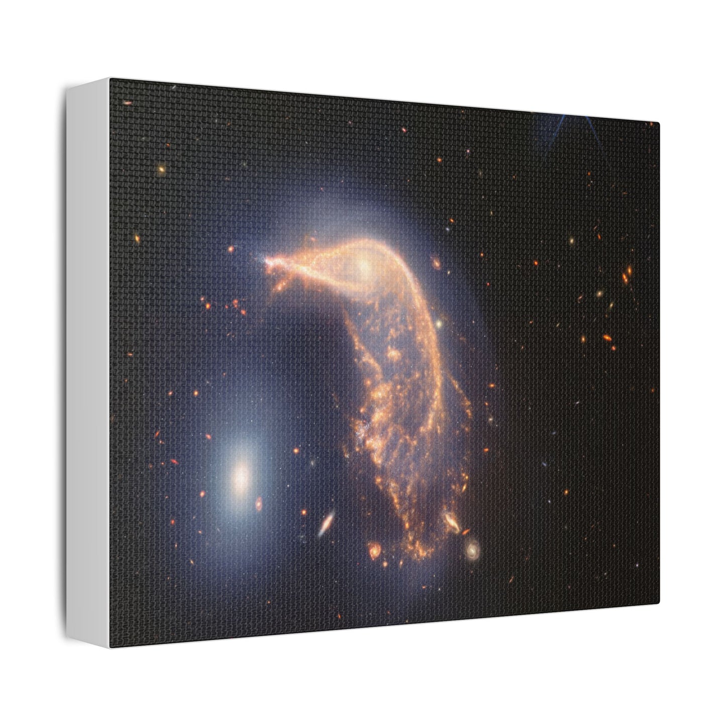 Interacting Galaxies Arp 142, Satin Canvas