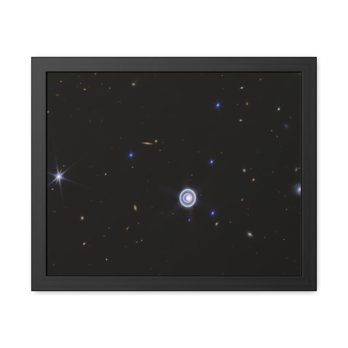 Uranus Wide, Hand Crafted Wooden Framed Poster