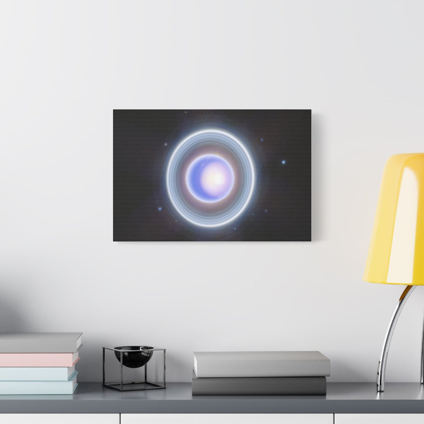 Uranus Close-up, Satin Canvas