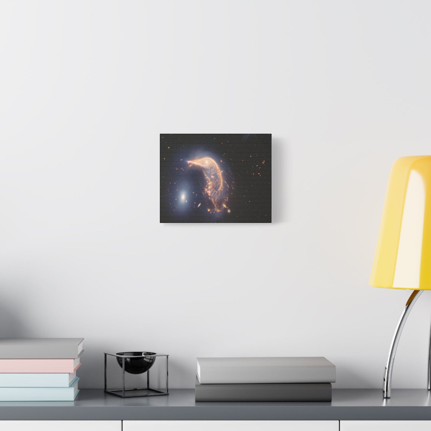 Interacting Galaxies Arp 142, Satin Canvas