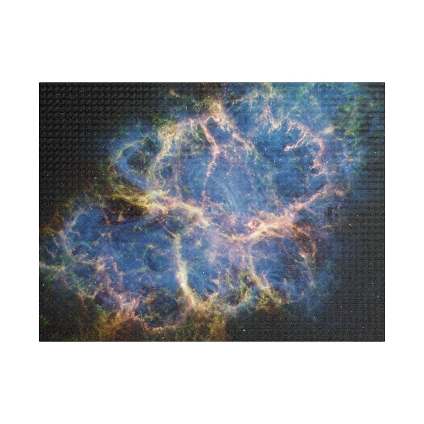 Crab Nebula, Satin Canvas