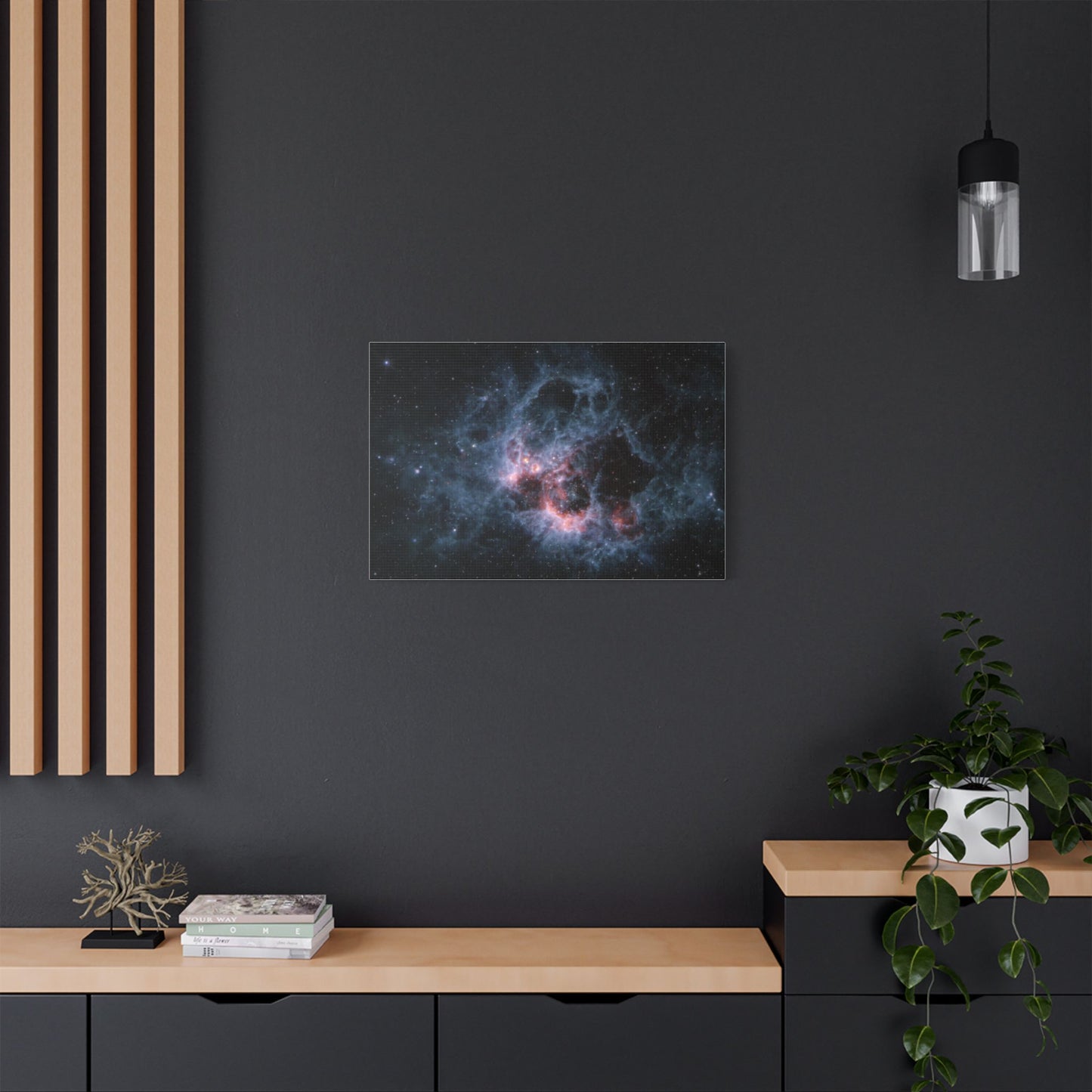 NGC 604 (MIRI Image), Satin Canvas