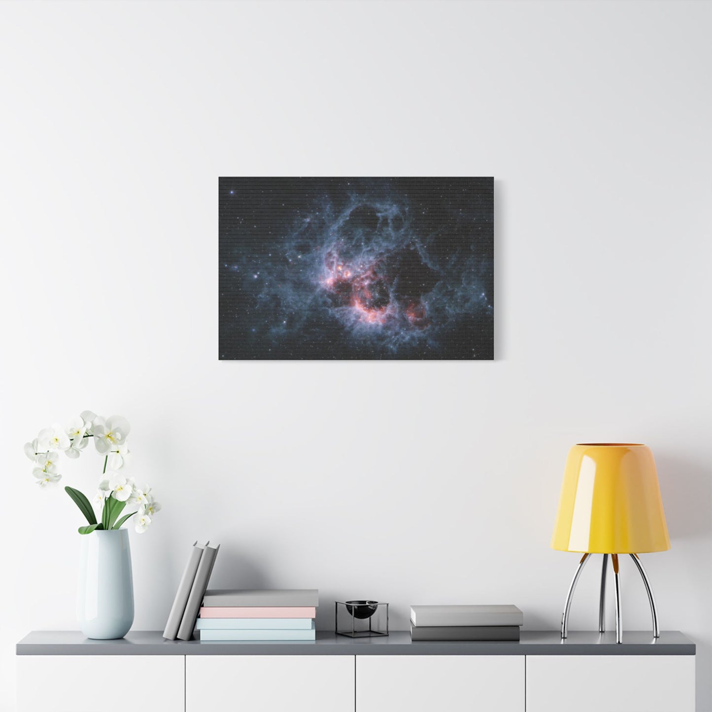 NGC 604 (MIRI Image), Satin Canvas