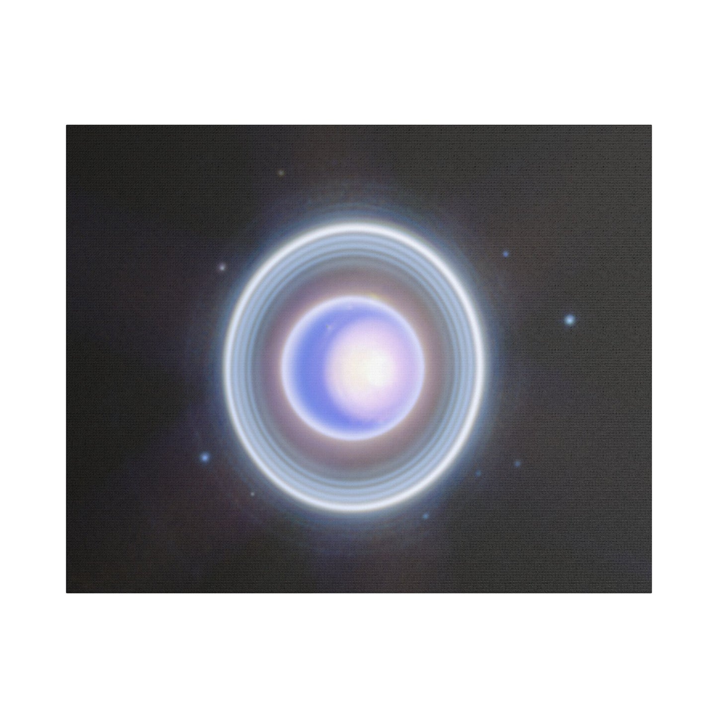 Uranus Close-up, Satin Canvas
