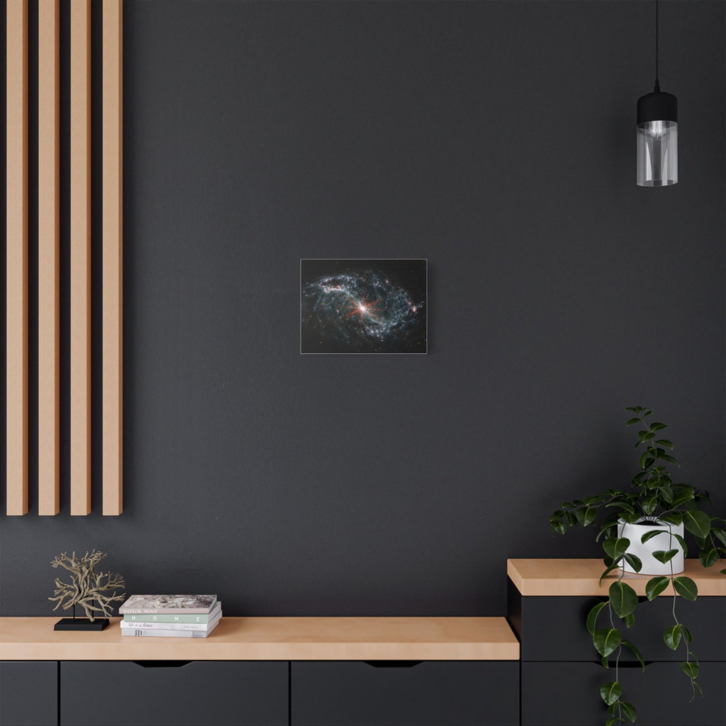 Intricate Networks of Gas and Dust in Nearby Galaxies, Satin Canvas