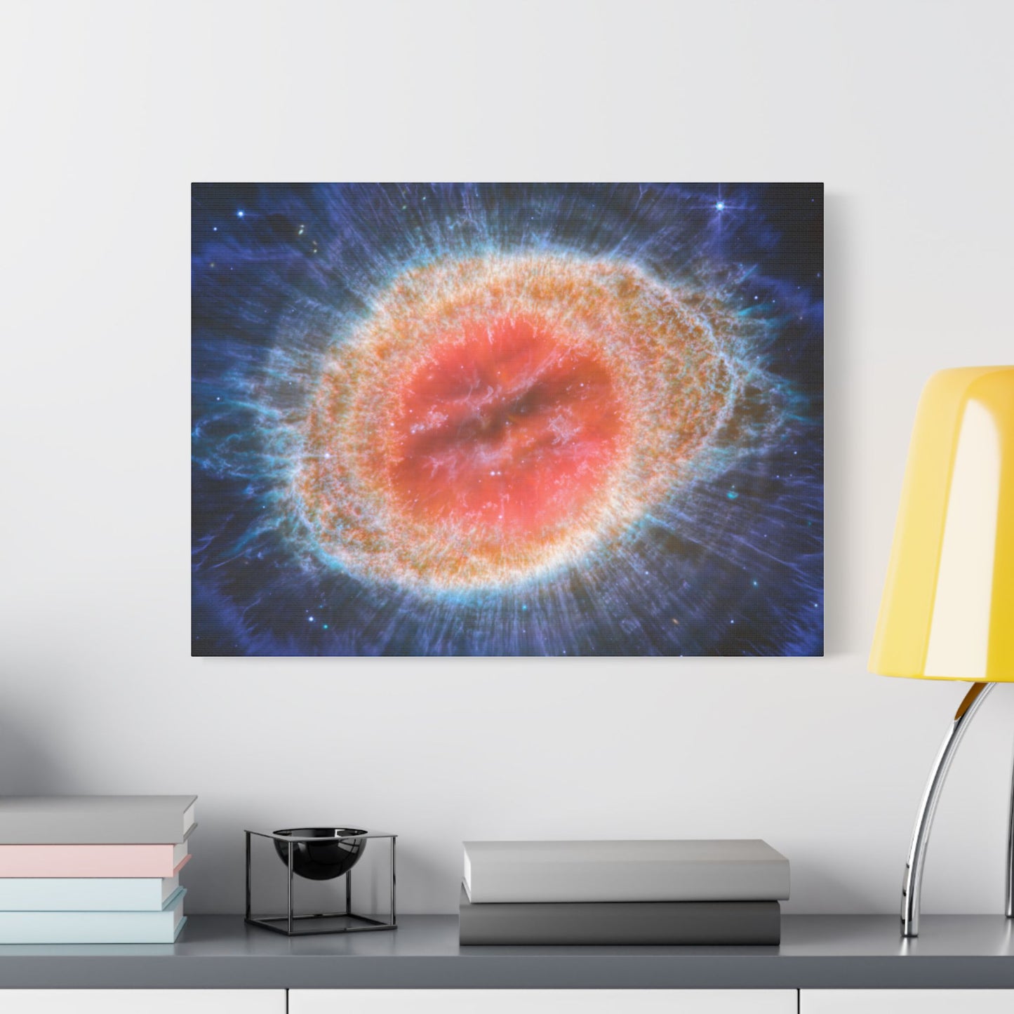 Ring Nebula (MIRI image), Satin Canvas