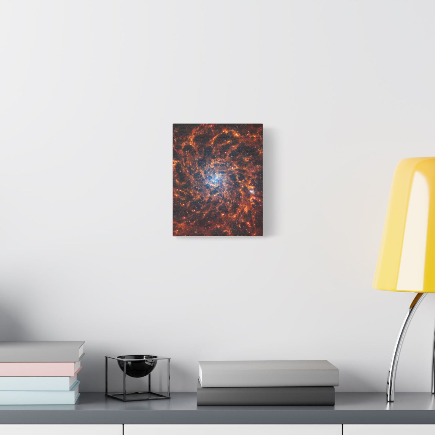 Spiral Galaxy IC 5332, Satin Canvas