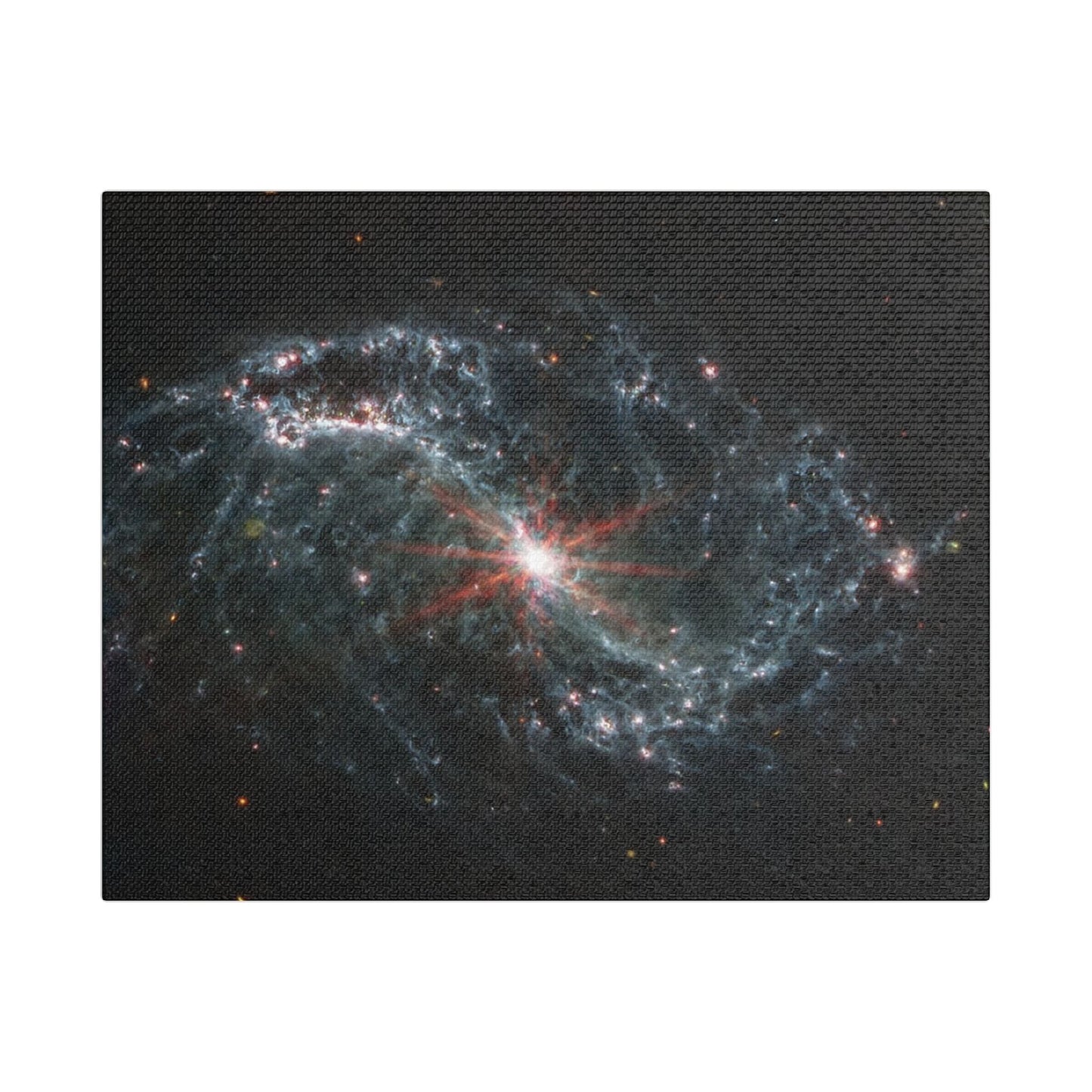 Intricate Networks of Gas and Dust in Nearby Galaxies, Satin Canvas