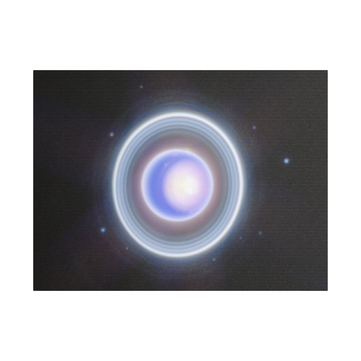 Uranus Close-up, Satin Canvas