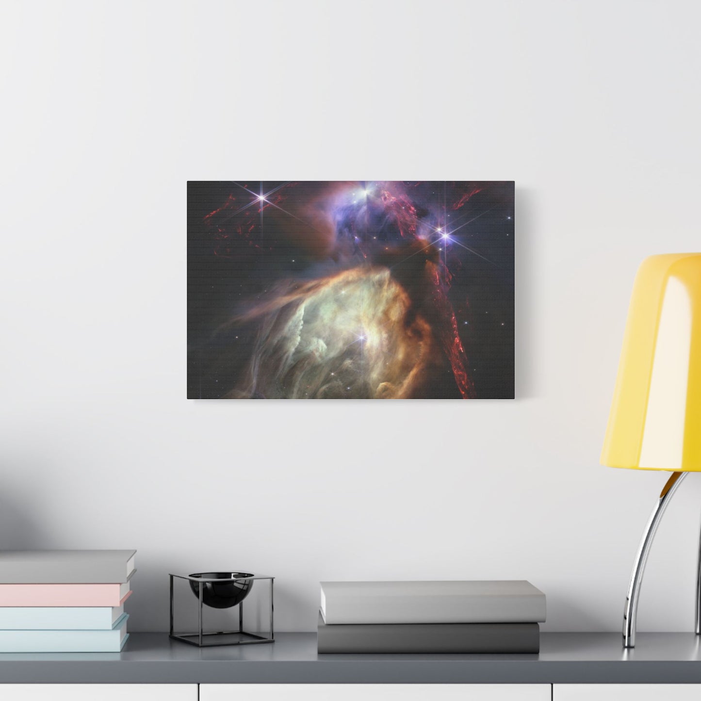 Close-up of Birth of Sun-like Star, Satin Canvas