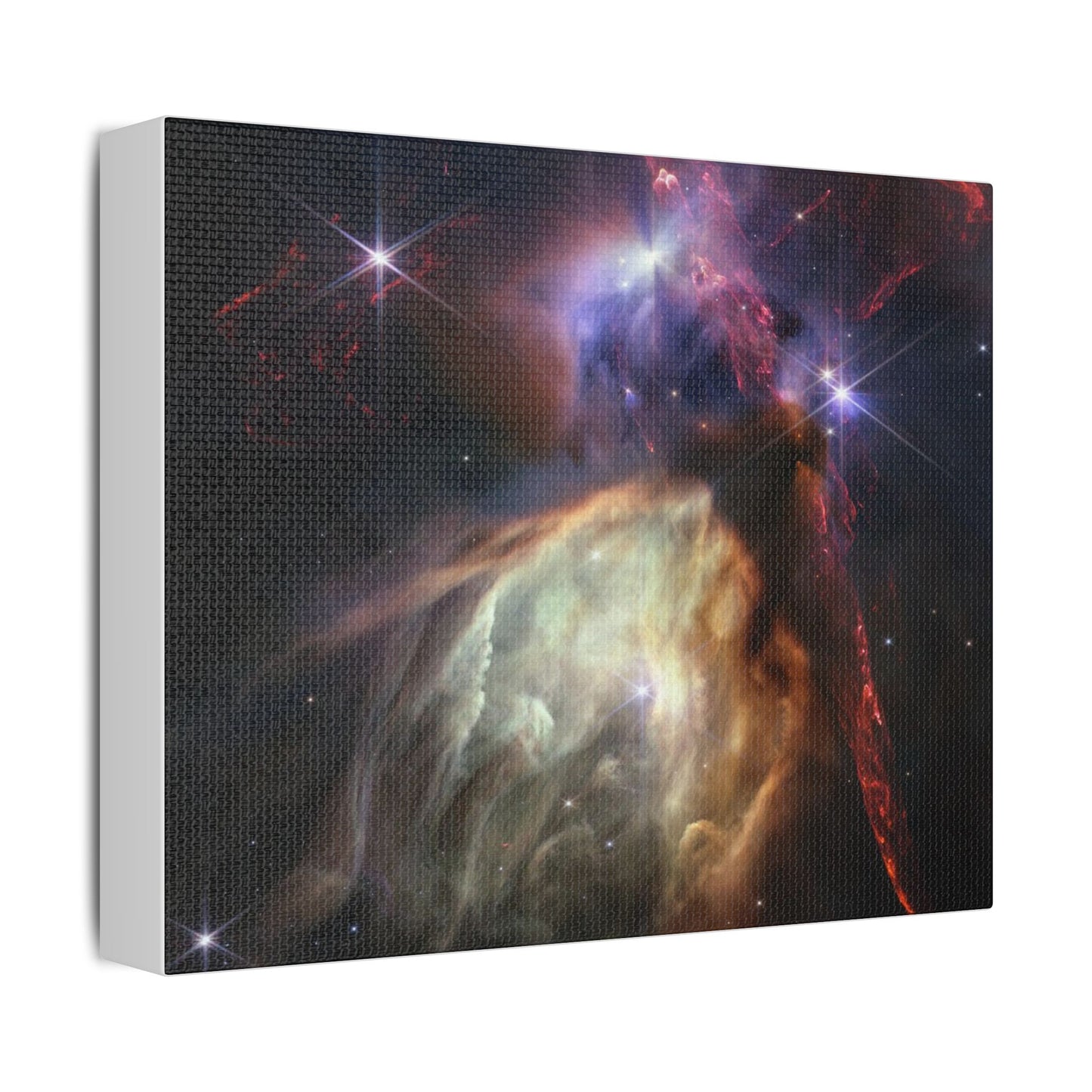 Close-up of Birth of Sun-like Star, Satin Canvas