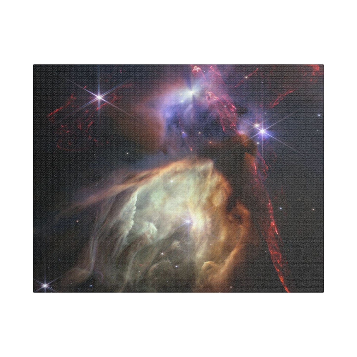 Close-up of Birth of Sun-like Star, Satin Canvas