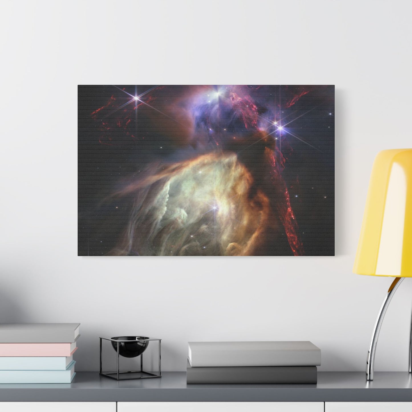 Close-up of Birth of Sun-like Star, Satin Canvas