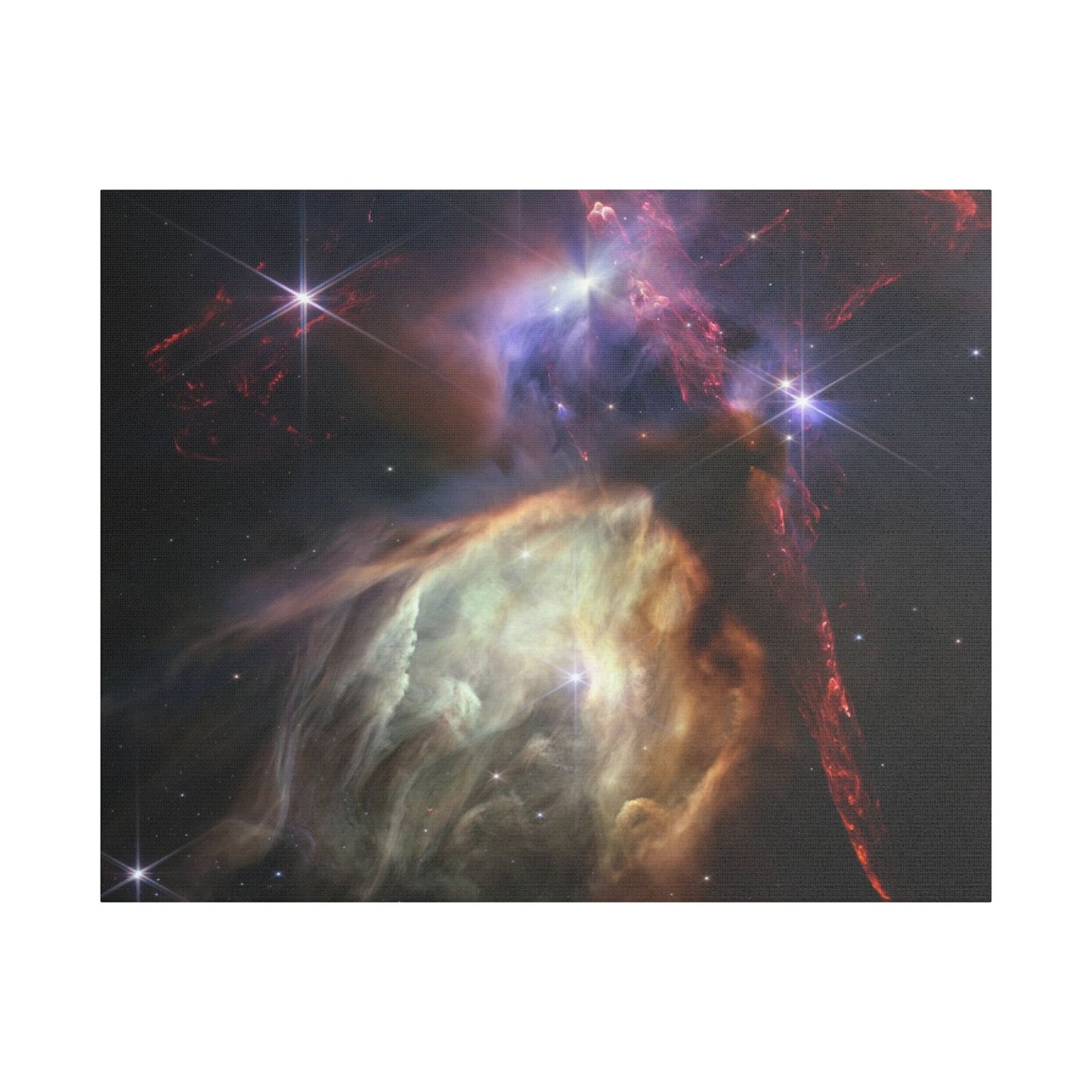 Close-up of Birth of Sun-like Star, Satin Canvas