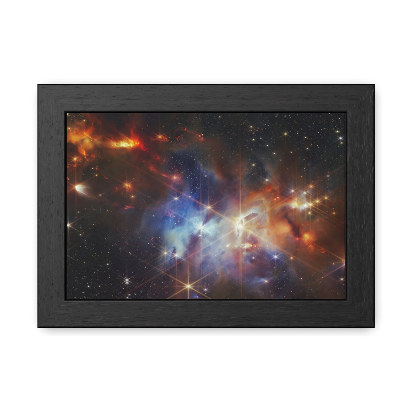 Serpens Center Crop, Hand Crafted Wooden Framed Poster