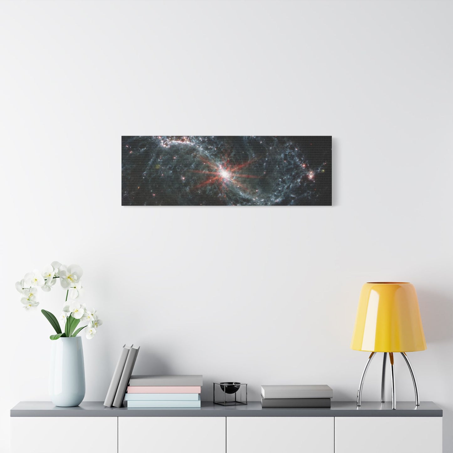 Intricate Networks of Gas and Dust in Nearby Galaxies, Satin Canvas