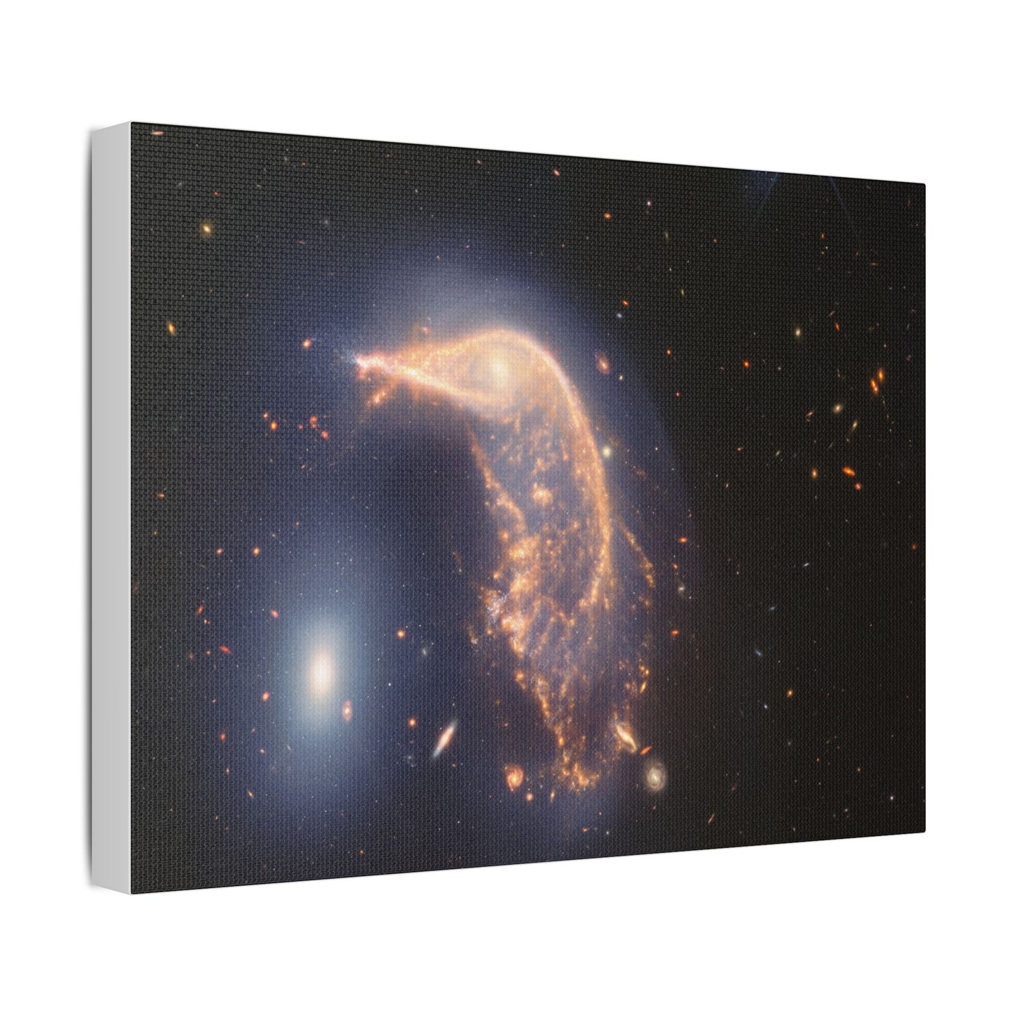 Interacting Galaxies Arp 142, Satin Canvas