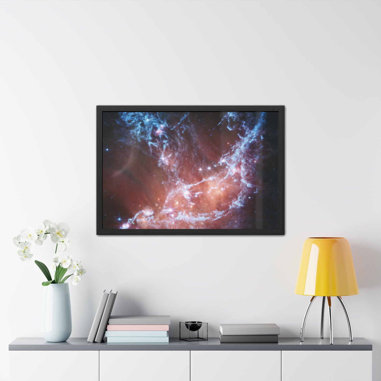 NGC 346, Hand Crafted Wooden Framed Poster