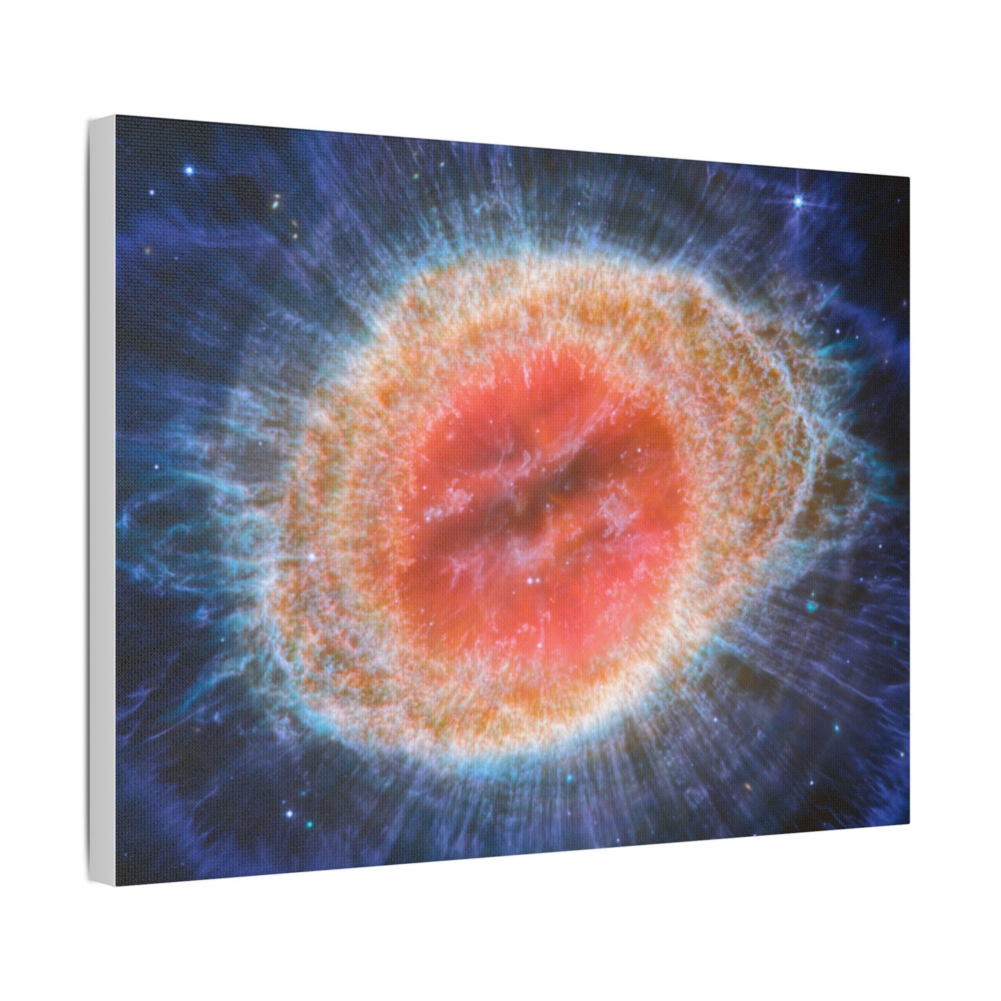 Ring Nebula (MIRI image), Satin Canvas