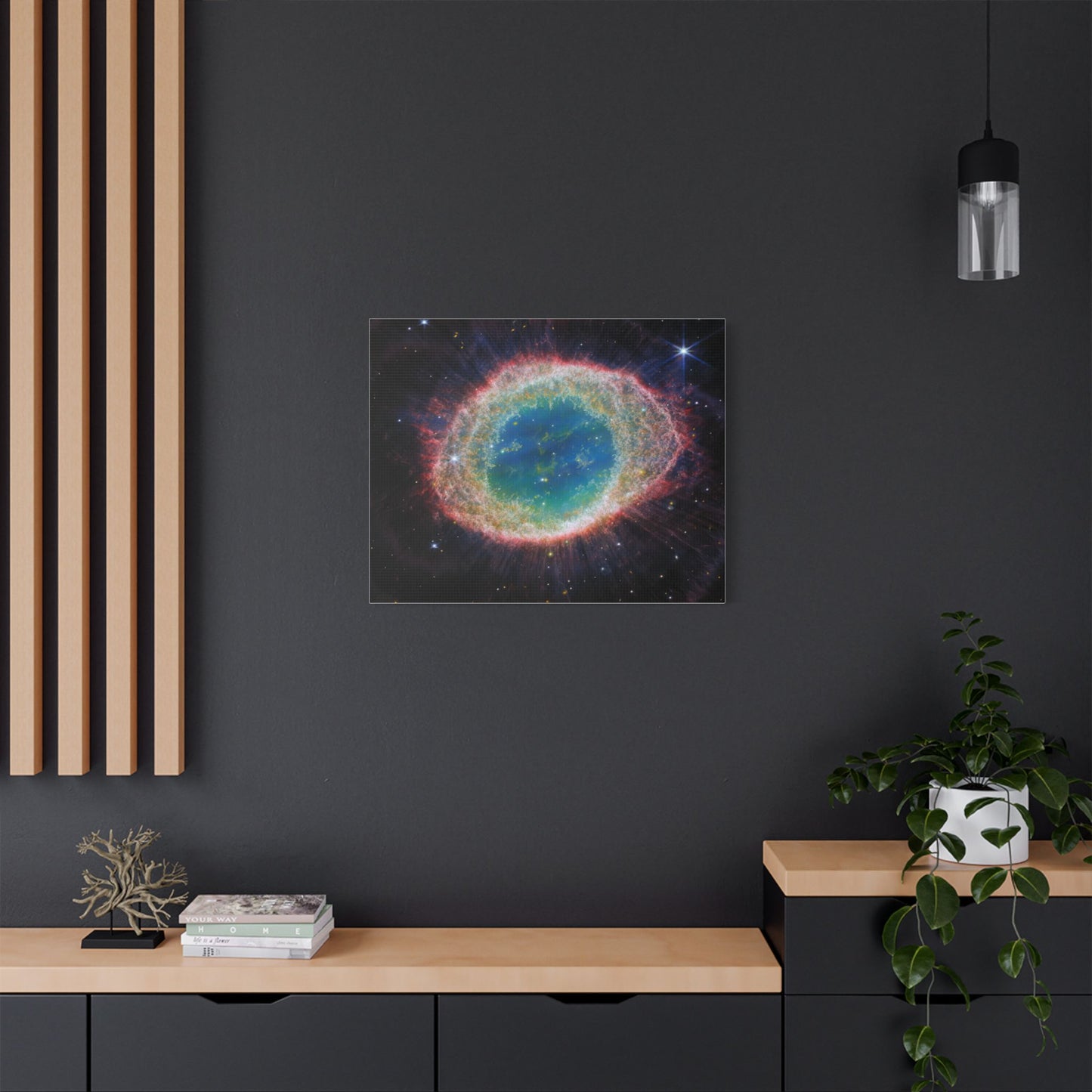 Ring Nebula, Satin Canvas