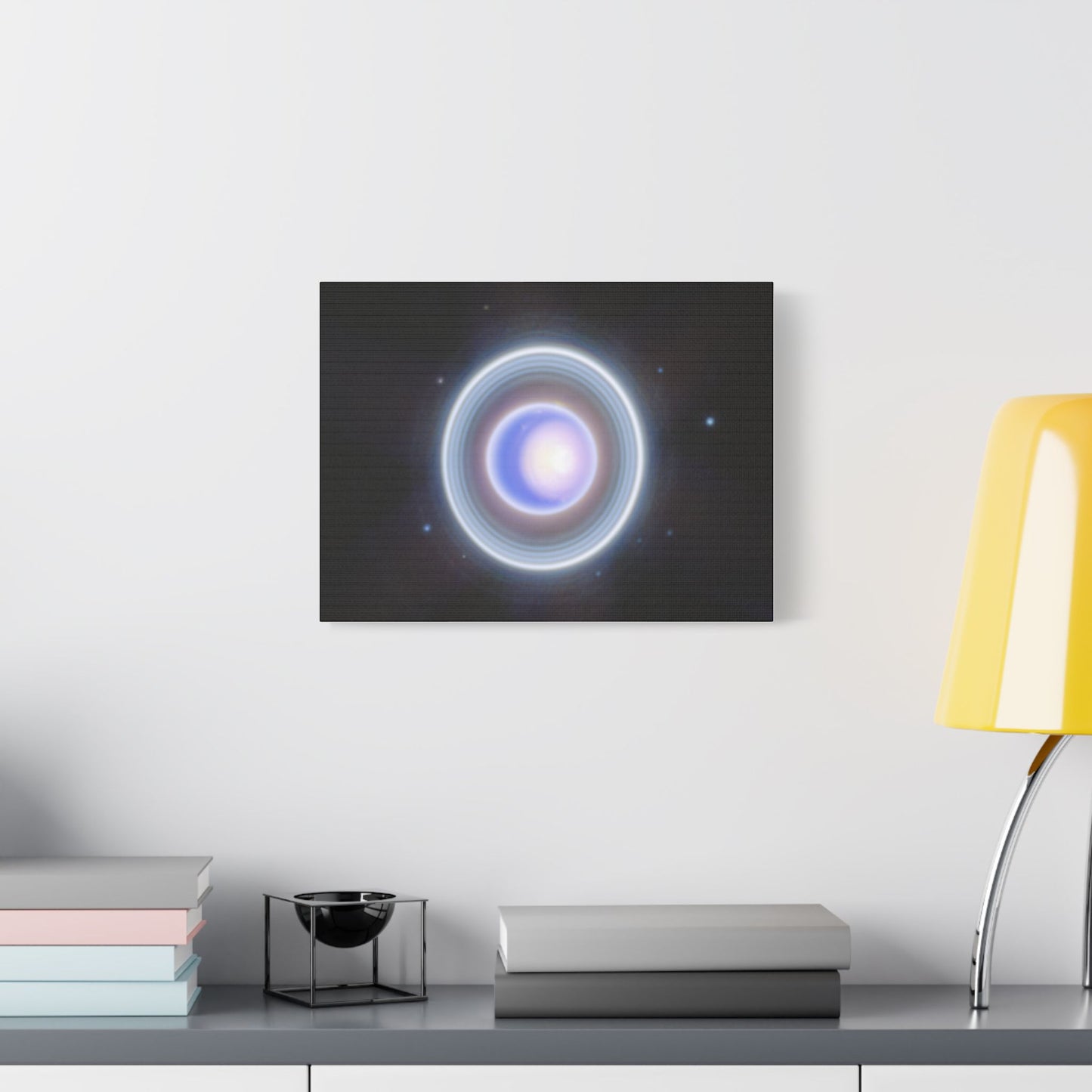 Uranus Close-up, Satin Canvas