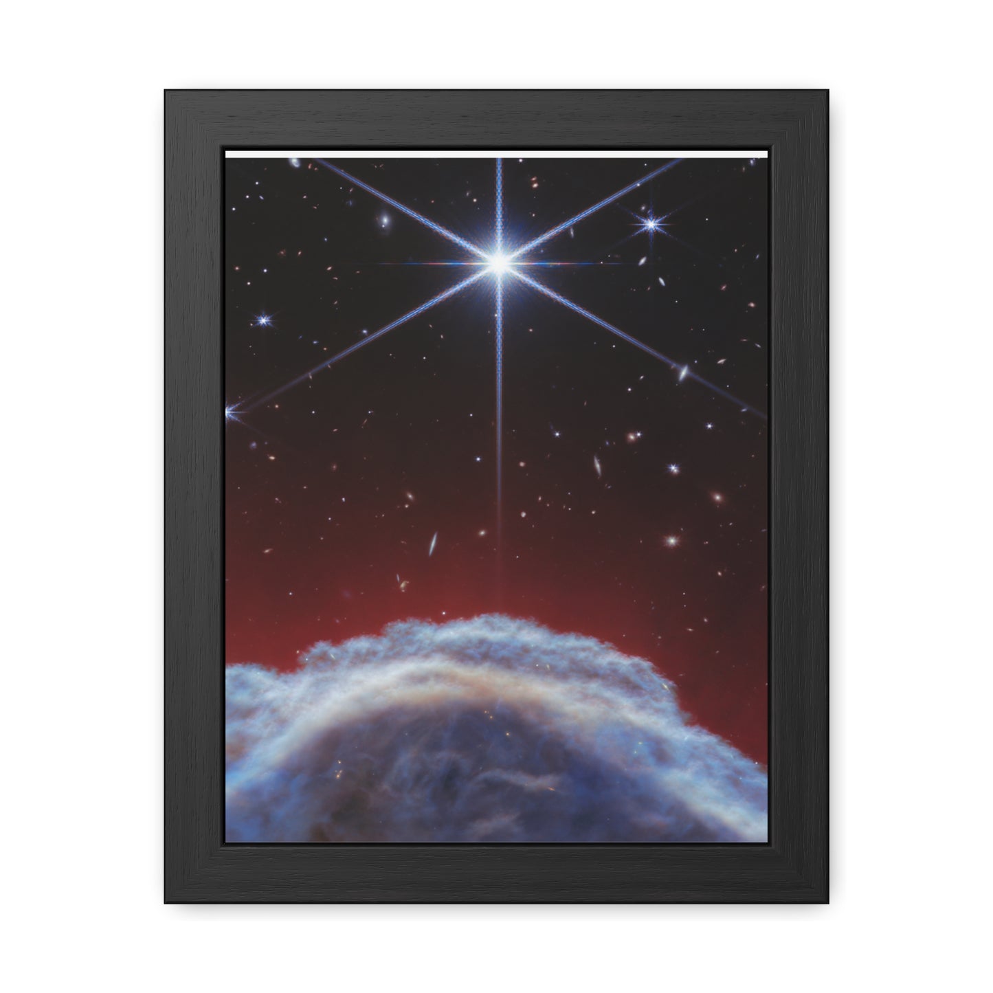 Horsehead Nebula, Hand Crafted Wooden Framed Poster