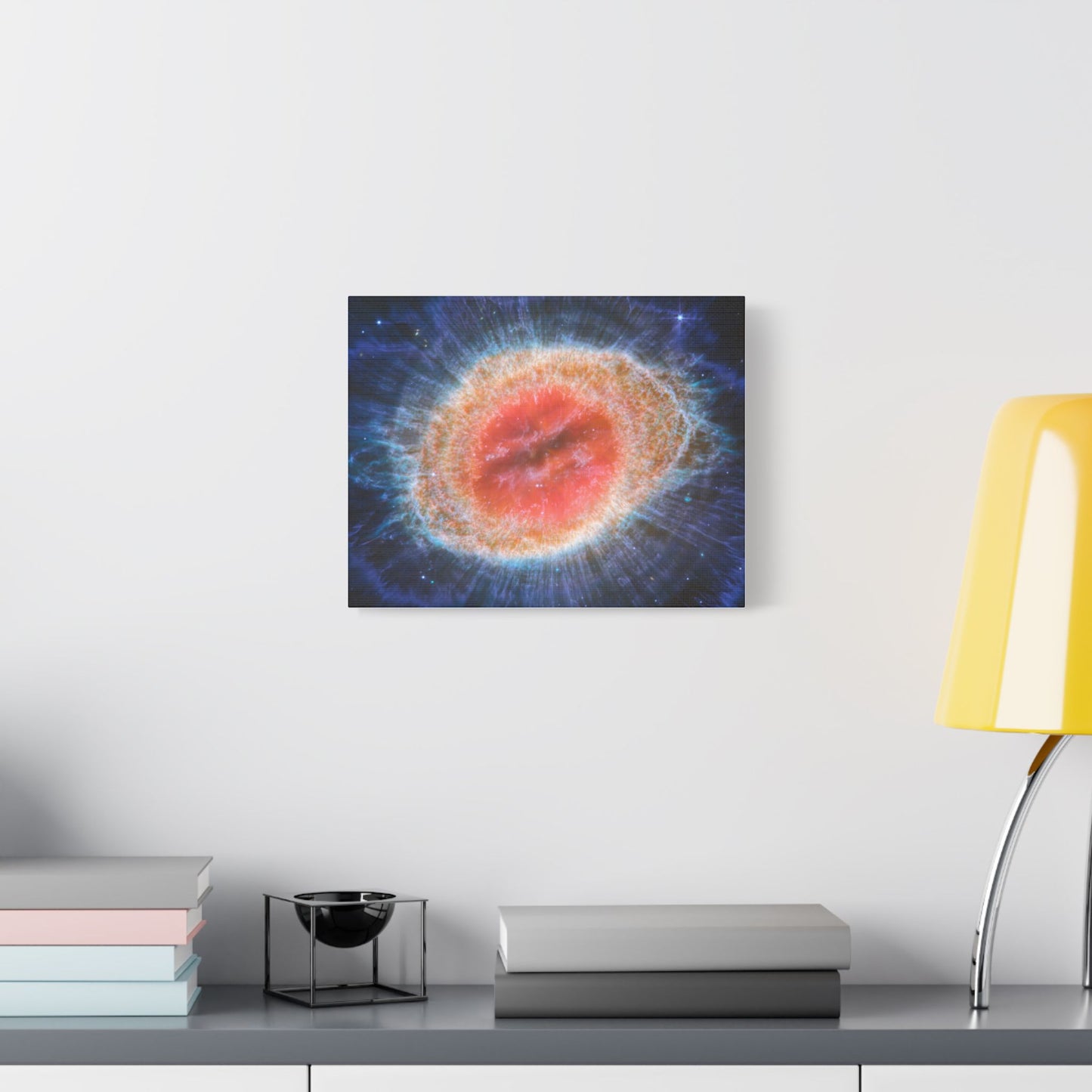 Ring Nebula (MIRI image), Satin Canvas