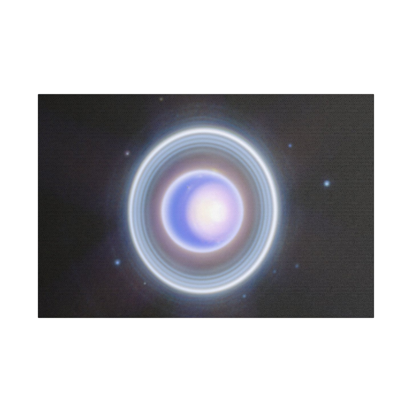 Uranus Close-up, Satin Canvas