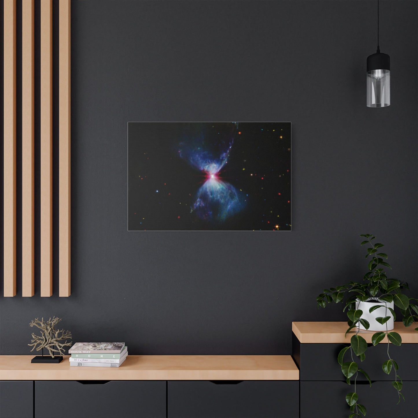 L1527 and Protostar, Satin Canvas