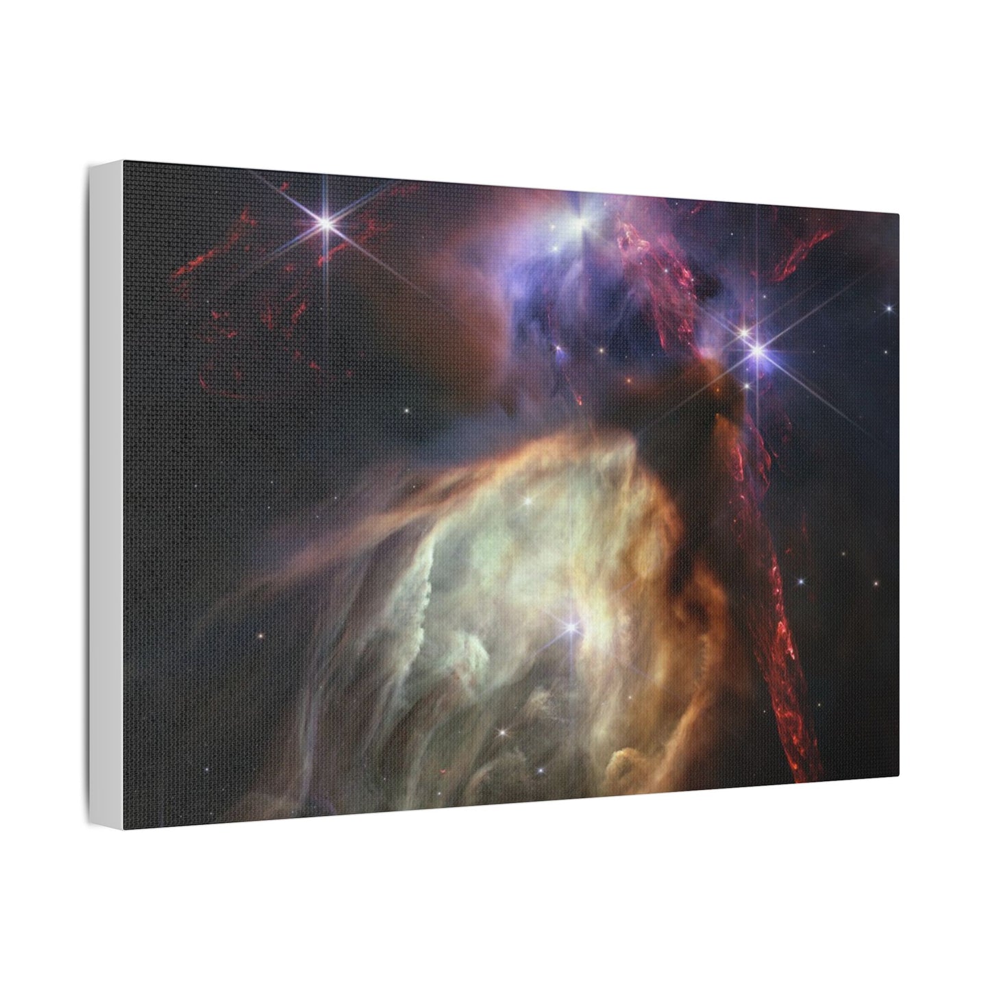 Close-up of Birth of Sun-like Star, Satin Canvas