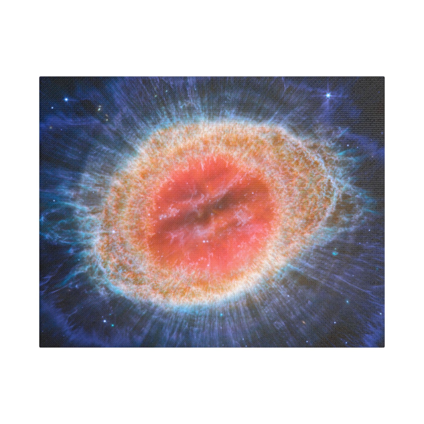 Ring Nebula (MIRI image), Satin Canvas