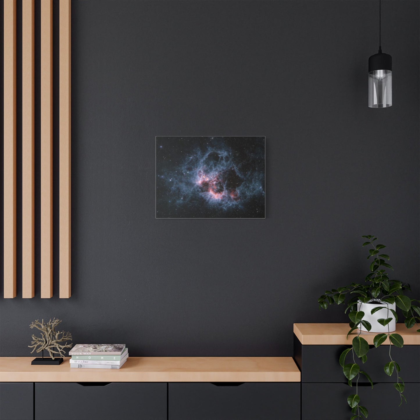 NGC 604 (MIRI Image), Satin Canvas