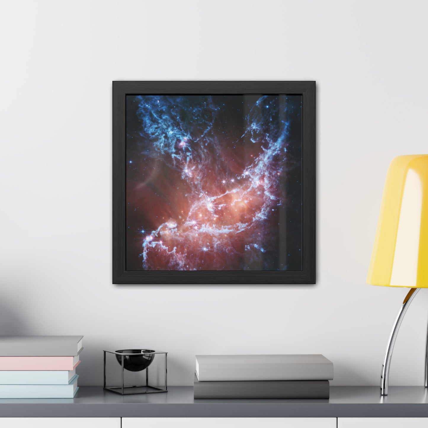 NGC 346, Hand Crafted Wooden Framed Poster