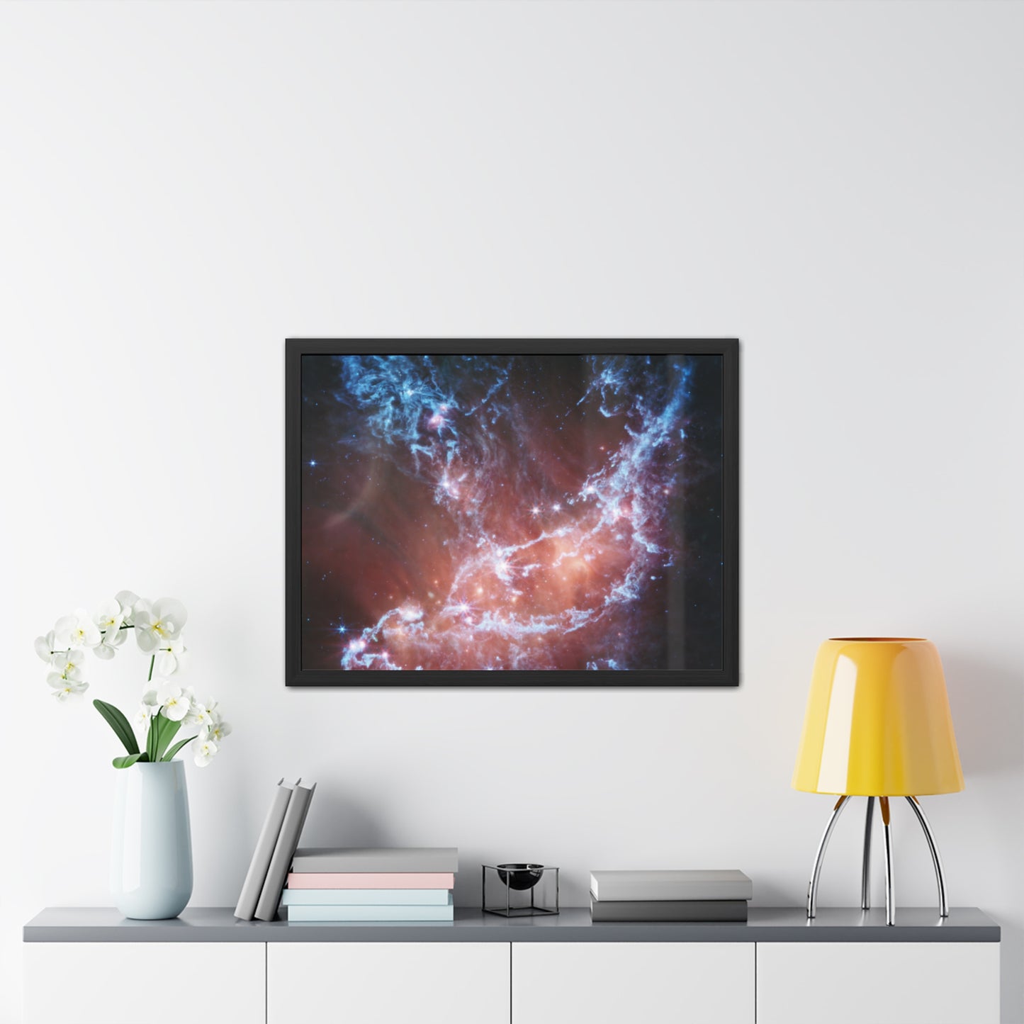 NGC 346, Hand Crafted Wooden Framed Poster