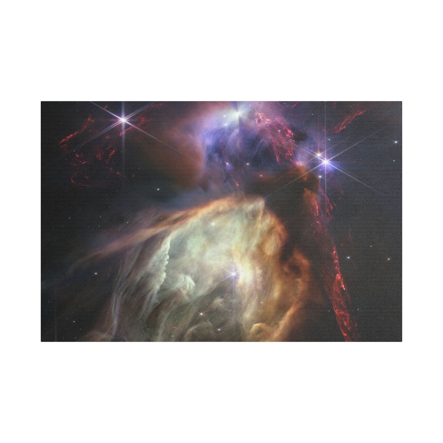 Close-up of Birth of Sun-like Star, Satin Canvas