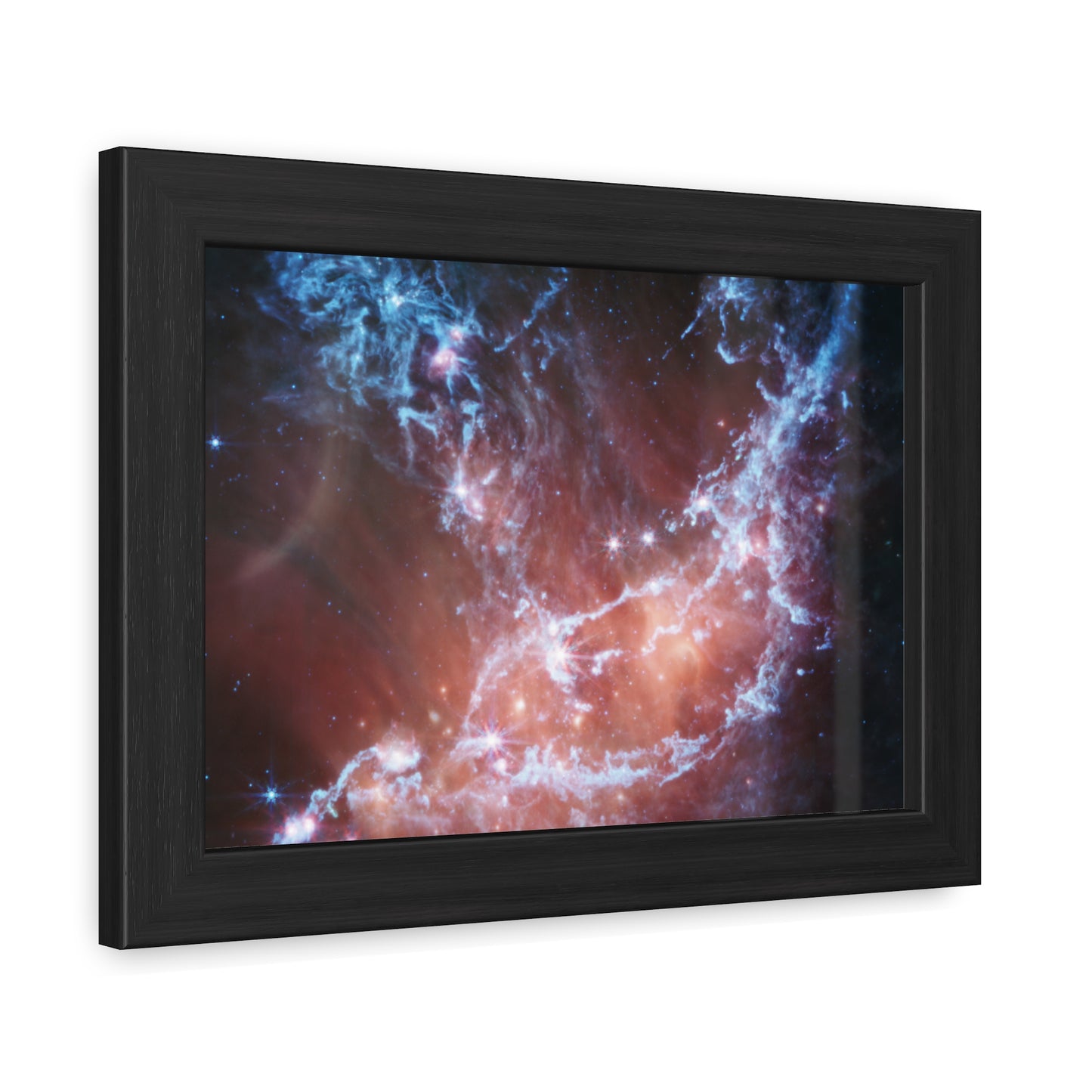 NGC 346, Hand Crafted Wooden Framed Poster