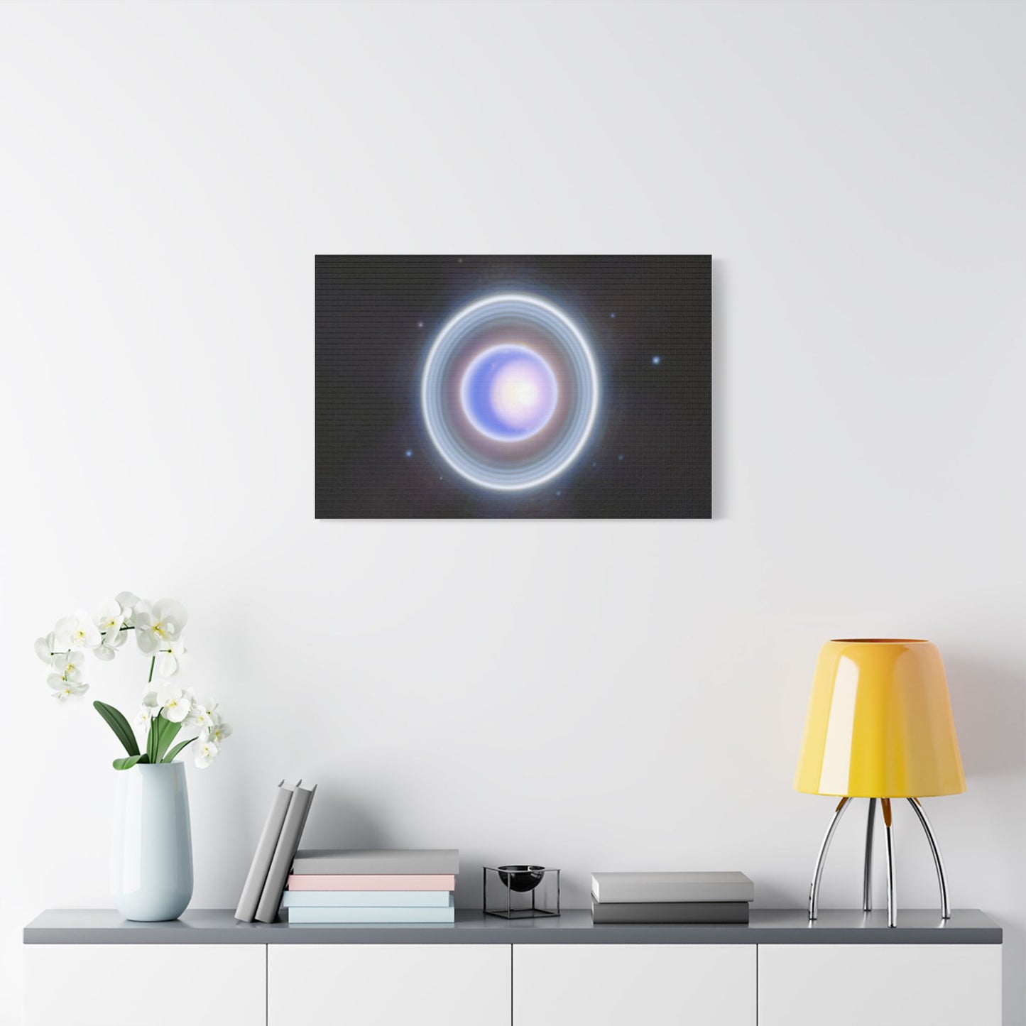 Uranus Close-up, Satin Canvas
